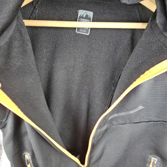 509 Tech Full Zip Jacket Men's Large Pockets Orange Black Thumbholes - Picture 14 of 16